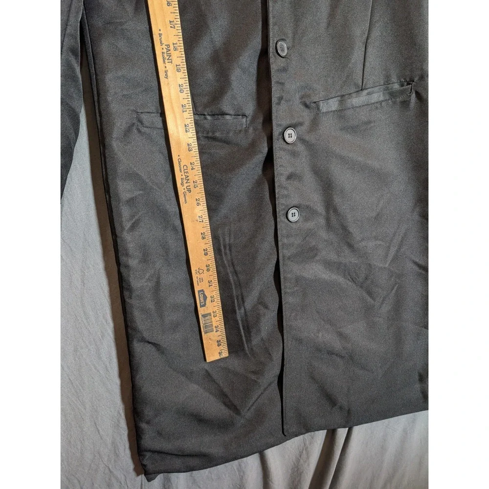 Spirit Halloween Black Lab Coat Costume‎ Jacket Mens Womens Size S